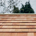 Cedar shingled roof
