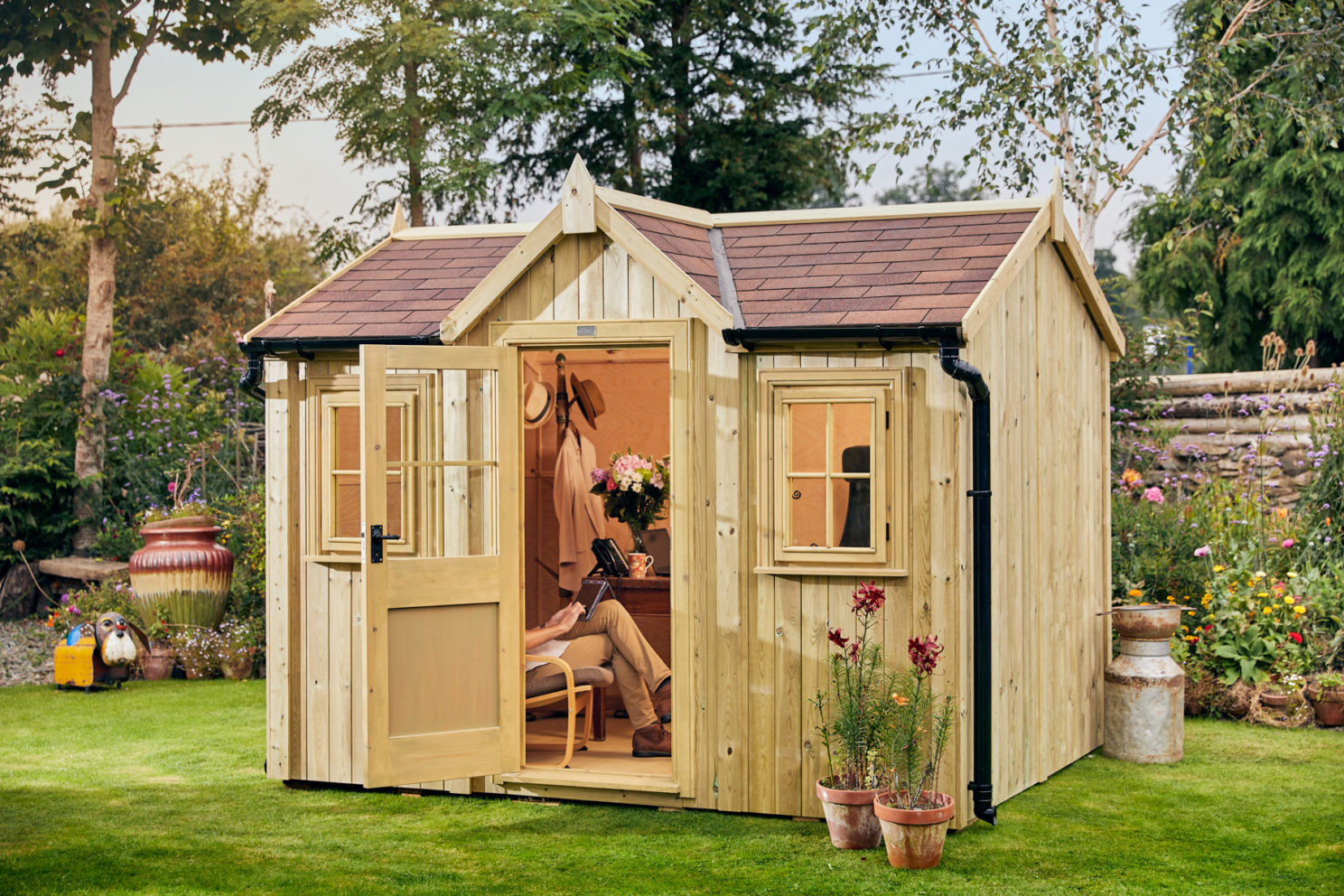 The Richmond from The Posh Shed Company is a perfect working from home shed