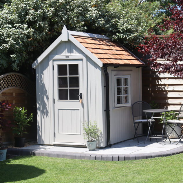 The Potting Shed with cedar shingled roof