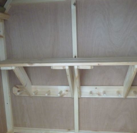 Ludlow Shed Combined Shelf & Tool Rack