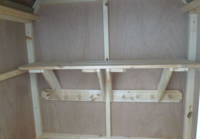 Ludlow Shed Combined Shelf & Tool Rack