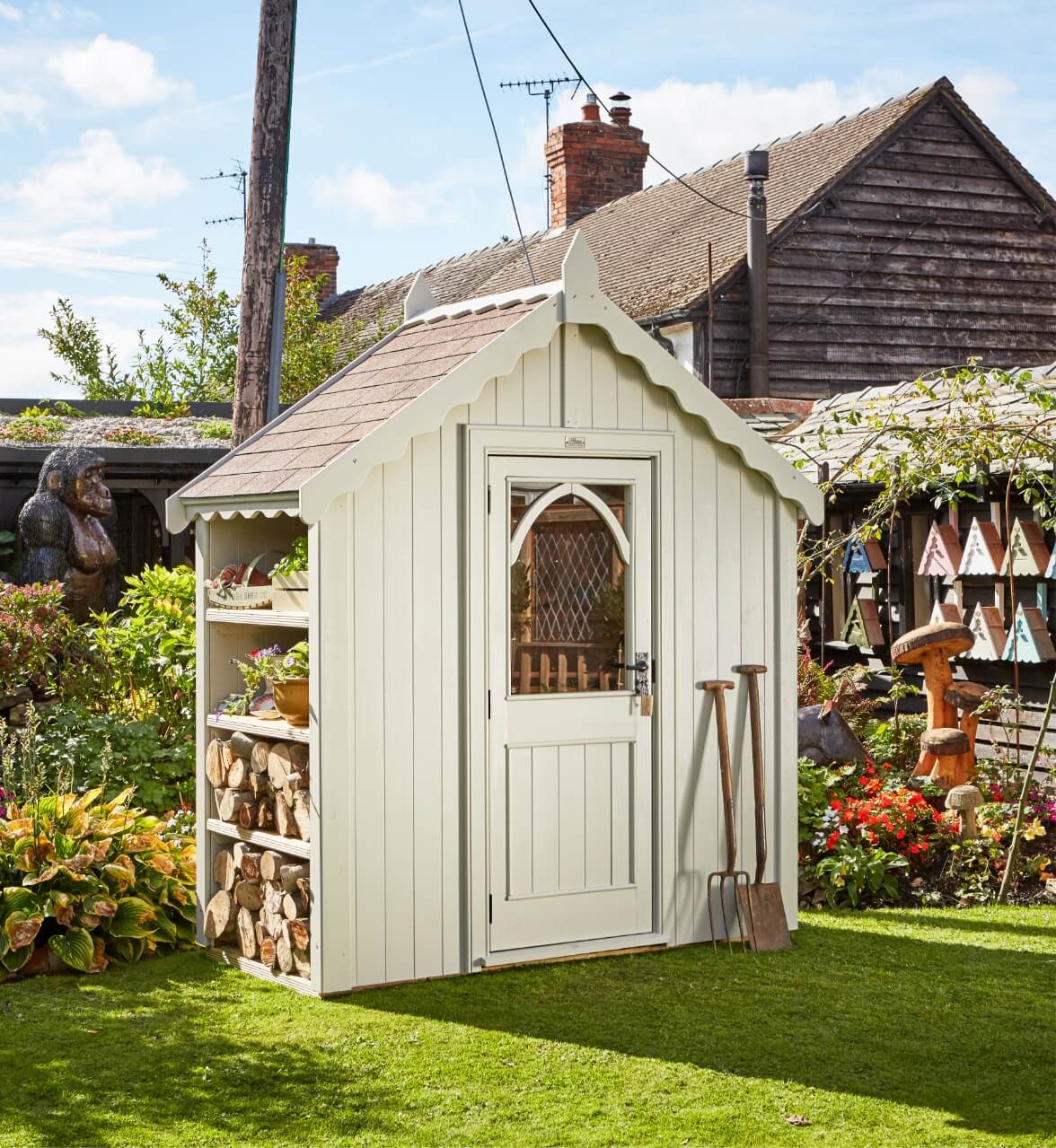 The Chelsea shed finished in Posh Elephant