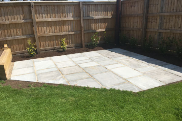 Level Patio Slabs Make a Very Solid Base for a Shed
