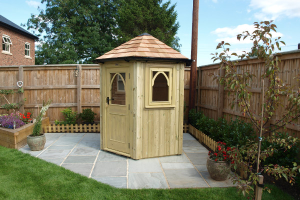 Your Shed will sit very happily on a level patio 