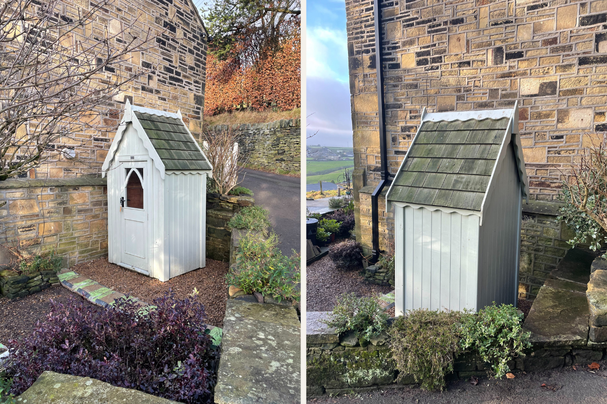 Ludlow Small Shed with Cedar Roof